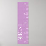Personalised Growth Chart - Elegant Dots Print