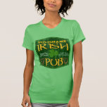 Personalised Irish Pub Sign Tee Shirt