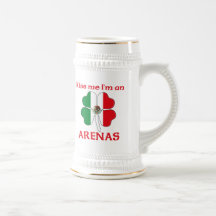 Personalised Mexican Kiss Me I'm Arenas Coffee Mugs