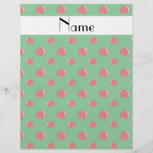 Personalised name apples flyer design