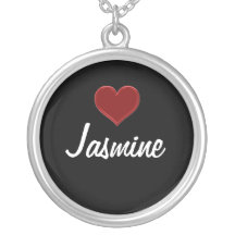 Personalised Necklace- JASMINE- Sterling Silver