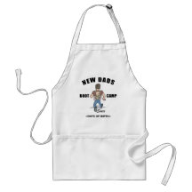Personalised New Dads Boot Camp Gift Apron