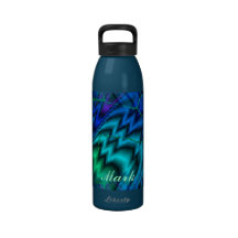 Personalised Northern Lights Water Bottle