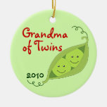 Personalised Ornaments for Grandparents of Twins