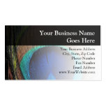 Personalised Peacock Feather Business Card
