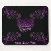 Personalised Pink Princess - Mousepad