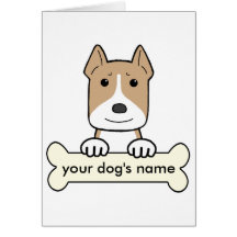 Personalised Pitbull Card