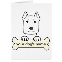 Personalised Pitbull Card