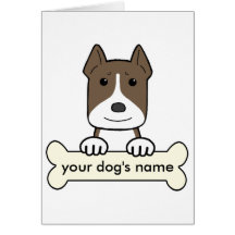 Personalised Pitbull Cards