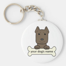 Personalised Pitbull Key Chains