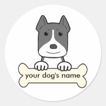 Personalised Pitbull Stickers