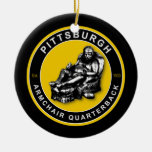 Personalised Pittsburgh Armchair QB Ornament