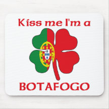 Personalised Portuguese Kiss Me I'm Botafogo Mouse Pad