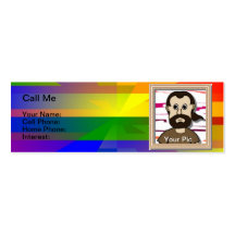 Personalised Rainbow Business Card