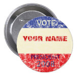Personalised Retro Campaign Button