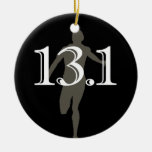 Personalised Runner 13.1 Half Marathon Keepsake Christmas Ornaments