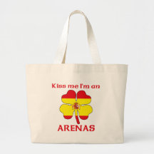 Personalised Spanish Kiss Me I'm Arenas Tote Bag