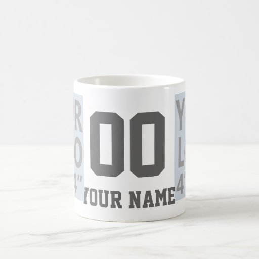 Personalised Sport Team Jersey Mug