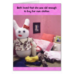 Personalised Teenage Girl Birthday Card - Humour