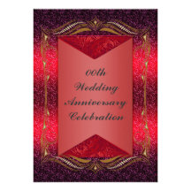 Personalised Wedding Anniversary Party Invitation