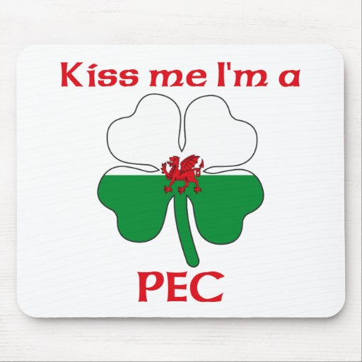 Personalised Welsh Kiss Me I'm Pec Mouse Pad