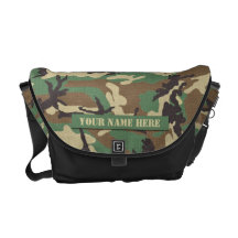 Personalised Woodland Rickshaw Messenger Bag