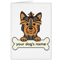 Personalised Yorkie Card