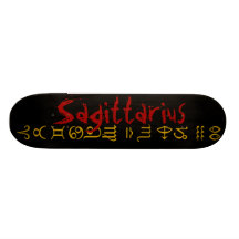 Personalised Zodiac Sign Skateboard