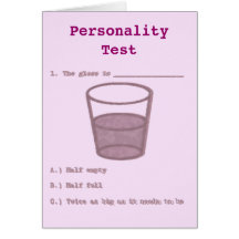 Personality Test Cards