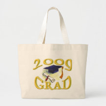 PERSONALIZE 2009 GRADUATION TOTE BAG