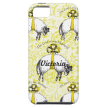Personalized The LORD is my shepherd Psalm 23 iPhone 5 Covers