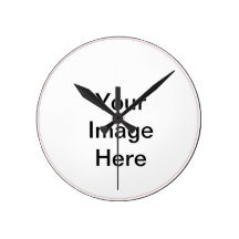 Personlised items wall clock