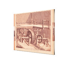 Perspective view of a 'Patouillet' Gallery Wrapped Canvas