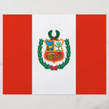Peru Flag Custom Flyer