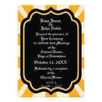Pervade Ebony VI (Amber) Wedding Invitation invitations