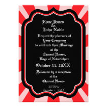 Pervade Ebony VI (Ruby) Wedding Invitation invitations