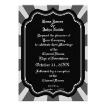 Pervade Ebony VI (Smoke) Wedding Invitation invitations