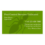 Pest Control Business Cards business cards