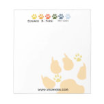 Pet and Animal Care Groomer notepads