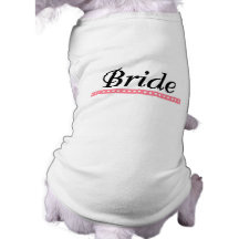 Pet Bride T-shirts and Apparel Pet T-shirt