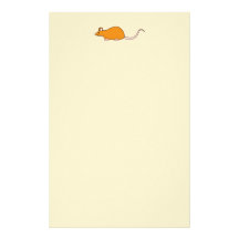 Pet Mouse. Cinnamon Colour. Stationery