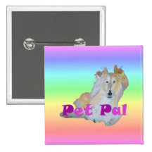 Pet Pal Pinback Buttons