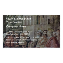 Peter, Distributed Alms To The Village And Death Business Card Templates