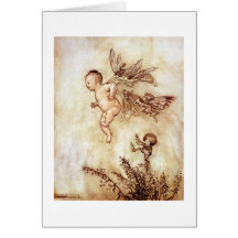 Peter Pan and Fairies Greeting Card