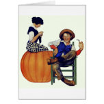 PETER, PETER, PUMPKIN EATER - HAD A WIFE & GREETING CARD