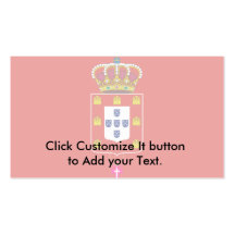 Peter V Of Portugal, Poland flag Business Card Template