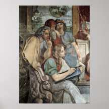 Peter von Cornelius - Joseph interprets dreams Posters