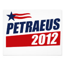 PETRAEUS 2012 CUSTOM ANNOUNCEMENTS