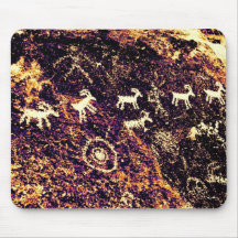 PETROGLYPHS NEVADA DESERT AMERICAN SOUTHWEST MOUSEPAD