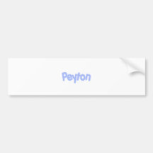Peyton Bumper Sticker